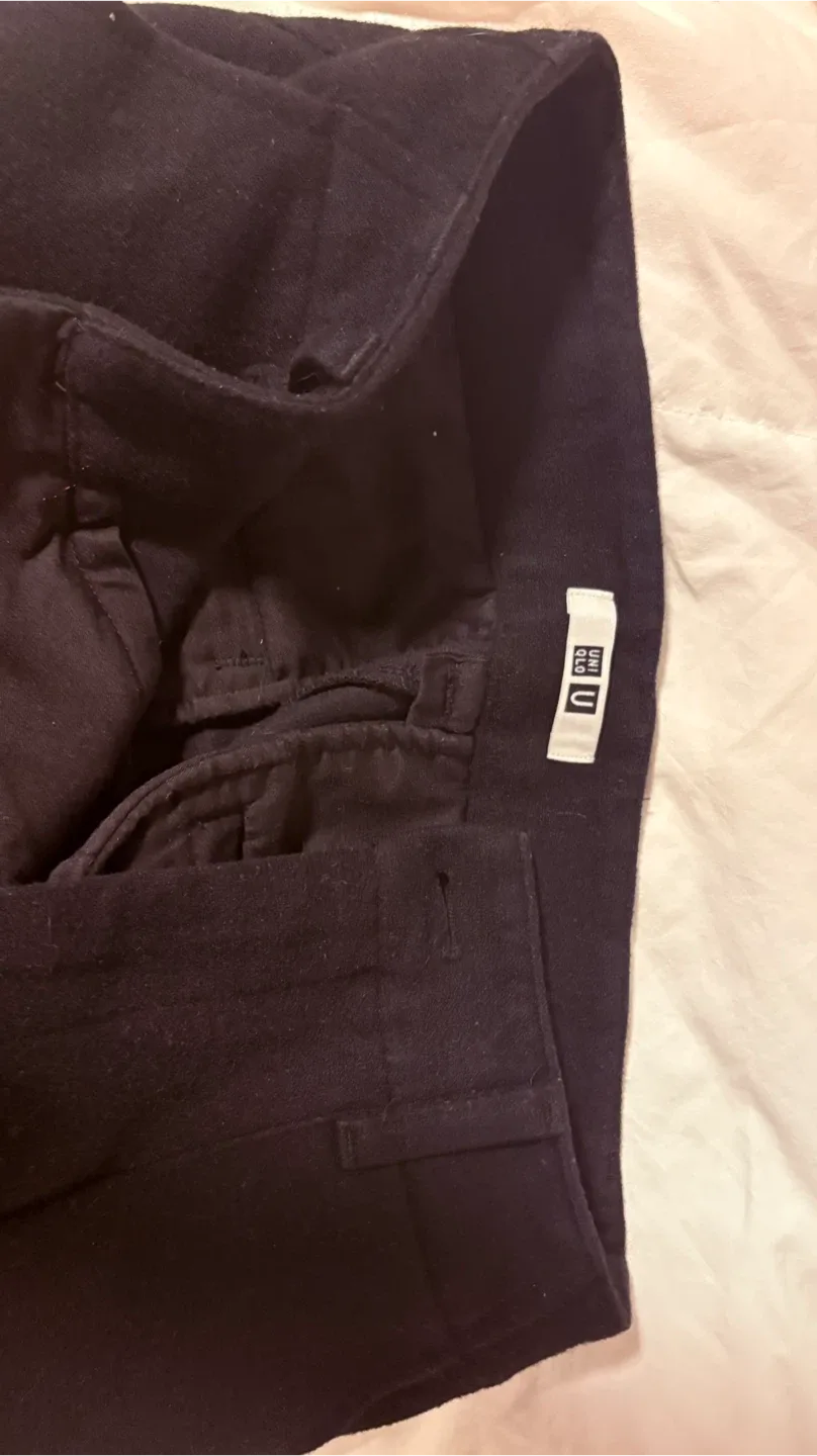 Uniqlo Wide Leg Cropped Pants - Size 6 image indicator(3)