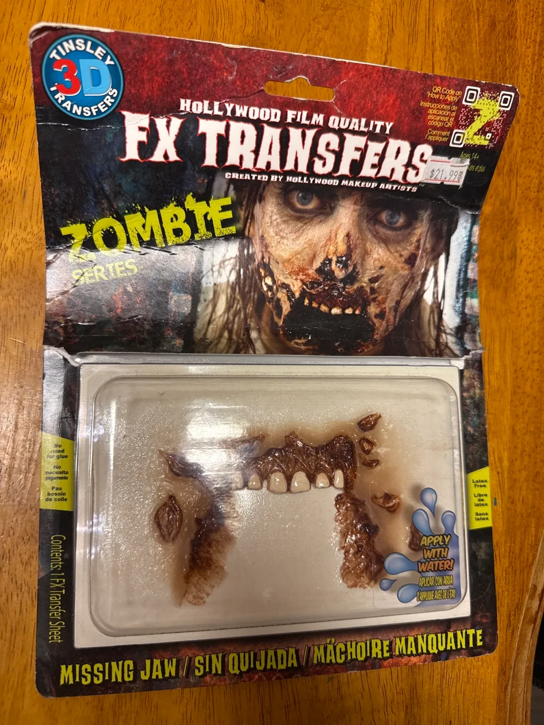 🥕Tinsley Transfers Zombie FX Transfer - Missing Jaw