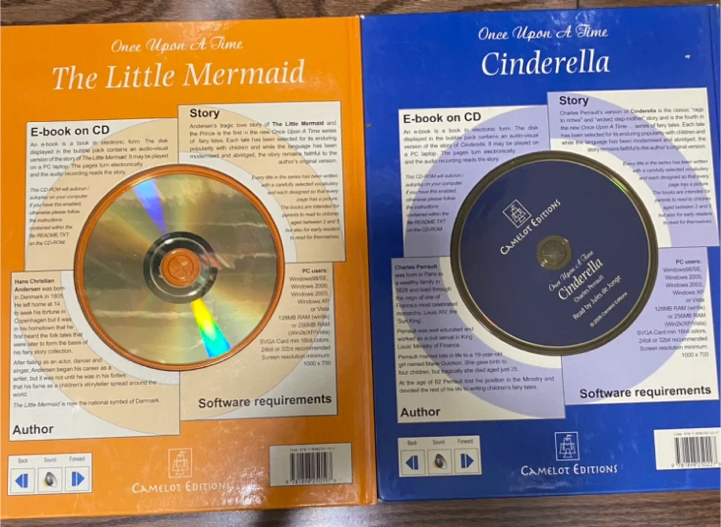 Once Upon A Time - Little Mermaid & Cinderella Books image indicator(2)