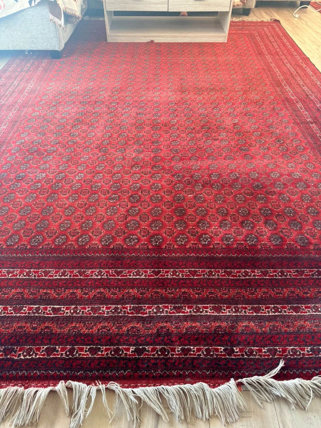 100% handwoven afghan Rugs in beautiful colour and design.  12x8 thumbnail