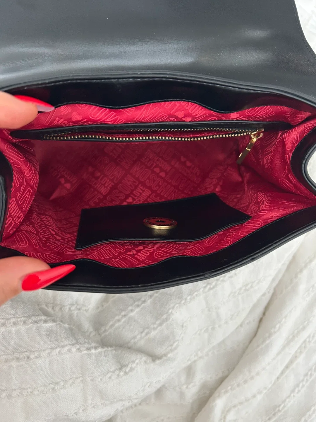 Love Moschino Black Crossbody Bag image indicator(3)