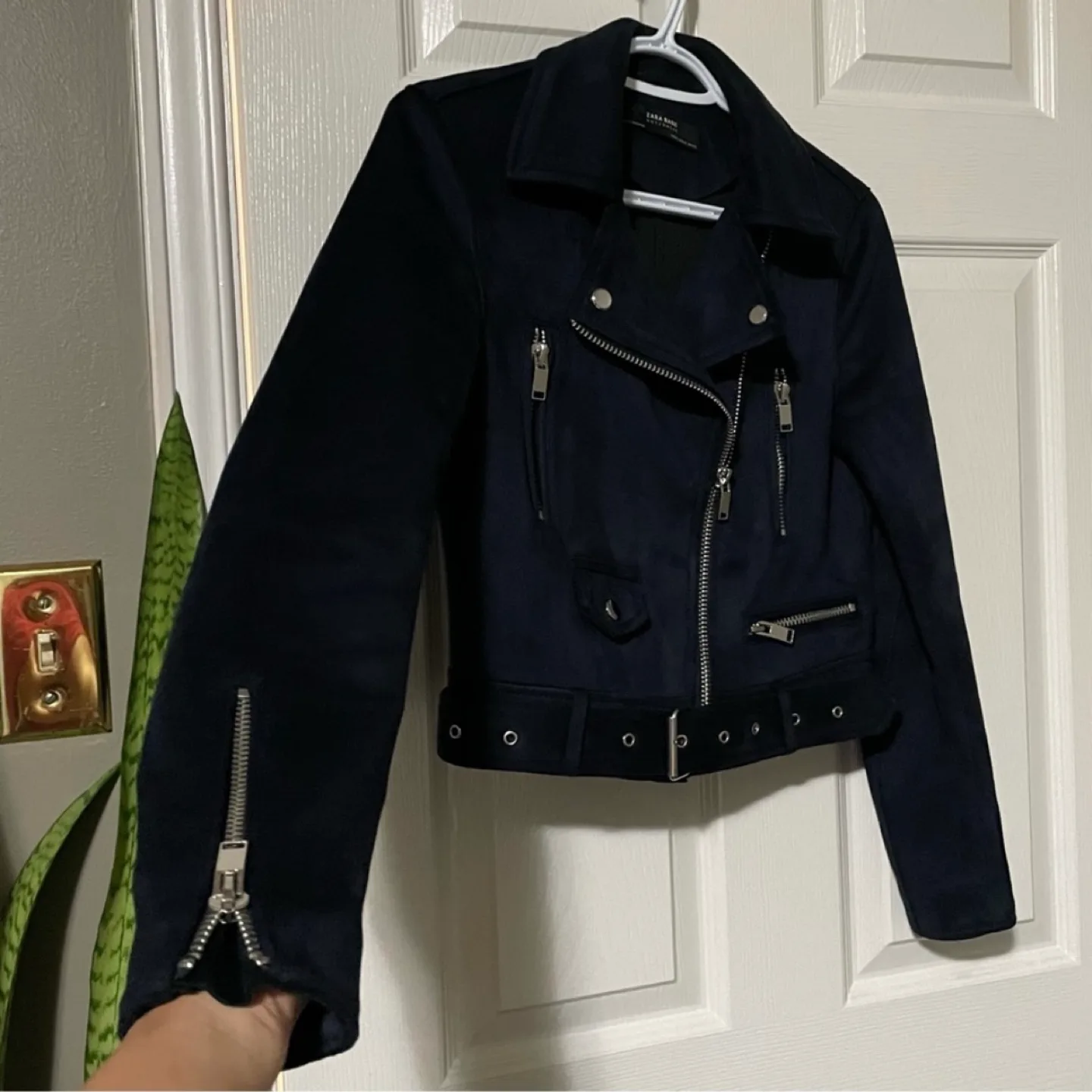 Zara Faux Suede Jacket image indicator(3)