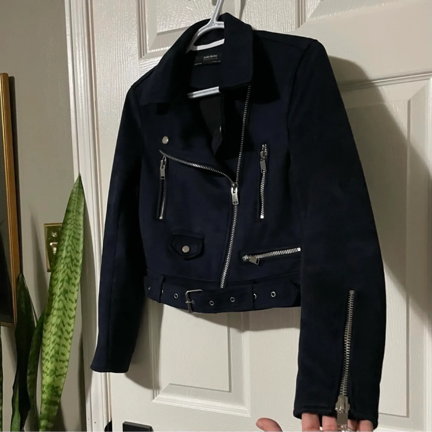 Zara Faux Suede Jacket image indicator(5)