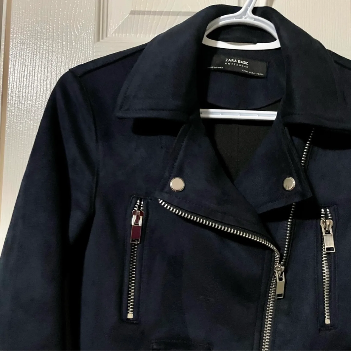 Zara Faux Suede Jacket image indicator(7)