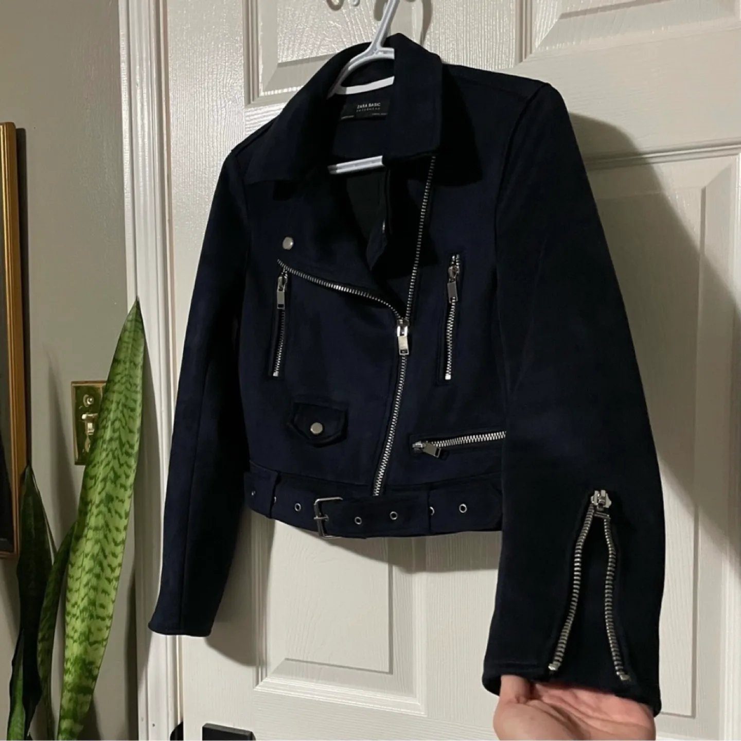 Zara Faux Suede Jacket image indicator(4)