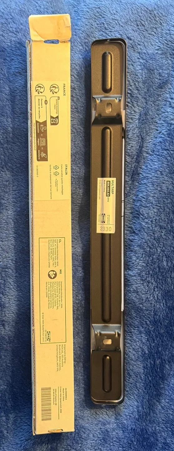 IKEA HULTARP Magnetic Knife Rack - Black, 38cm (15") image indicator(6)