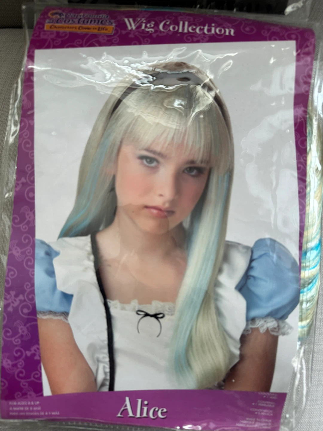 Alice Wig Costume Accessory 🥕