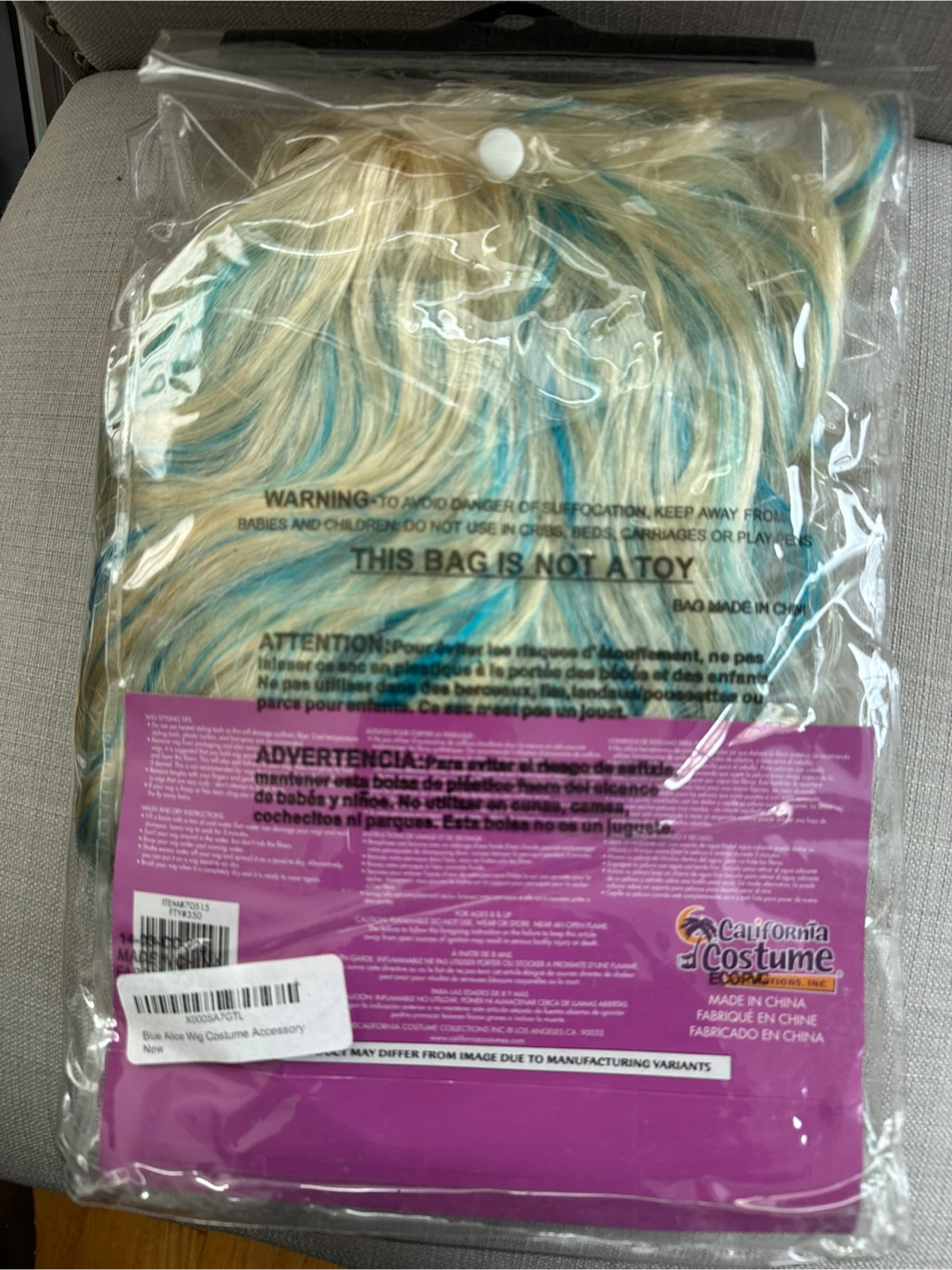 Alice Wig Costume Accessory 🥕 - photo 2