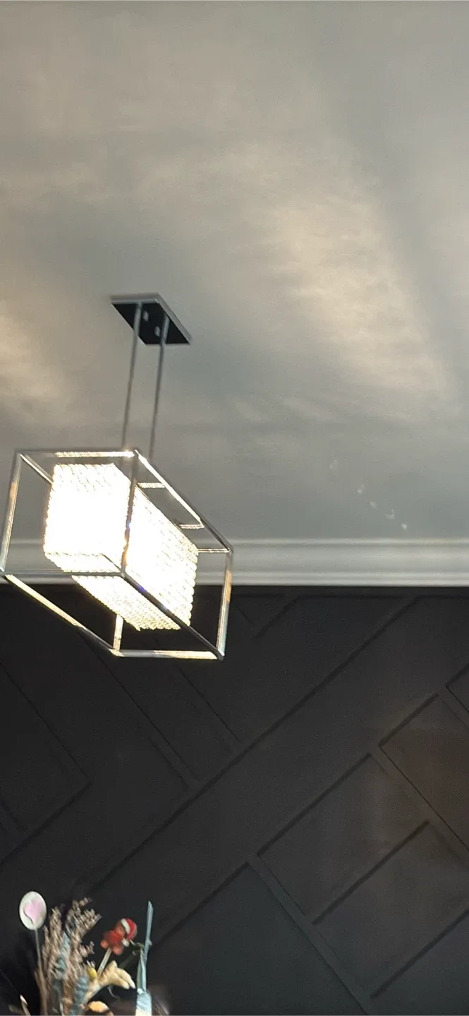 Crystal Cube Pendant Light image indicator(2)