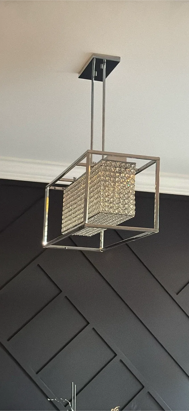Crystal Cube Pendant Light image indicator(3)
