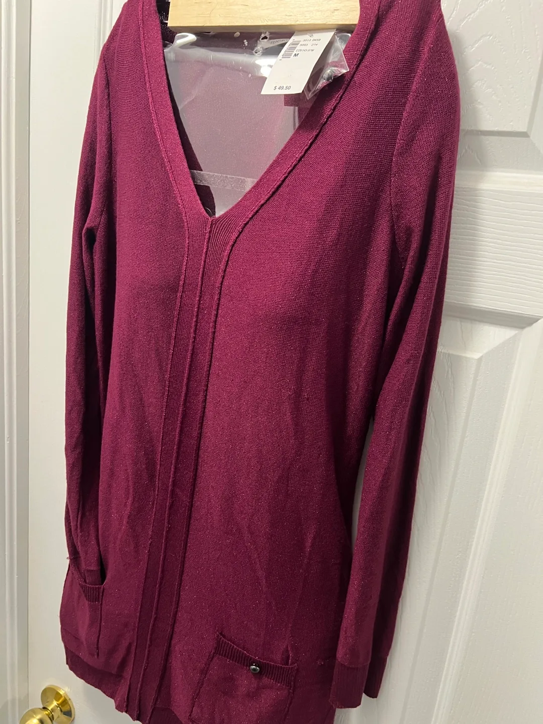 Brand new Burgundy tunic  - Size M image indicator(3)