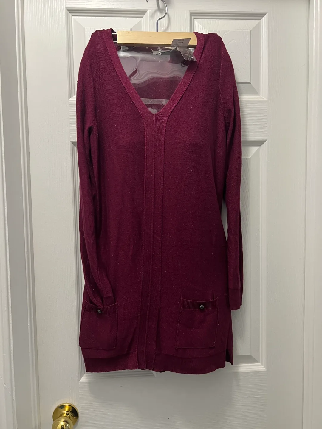 Brand new Burgundy tunic  - Size M thumbnail