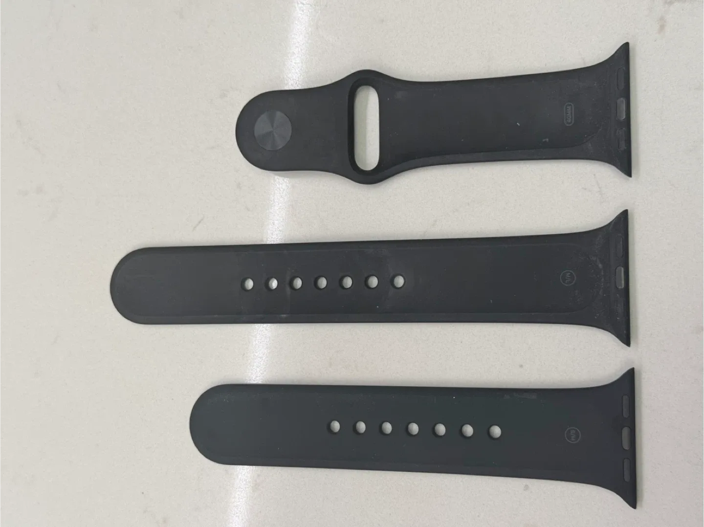 Apple Watch 42/44/45/49mm Black Sport Band image indicator(2)