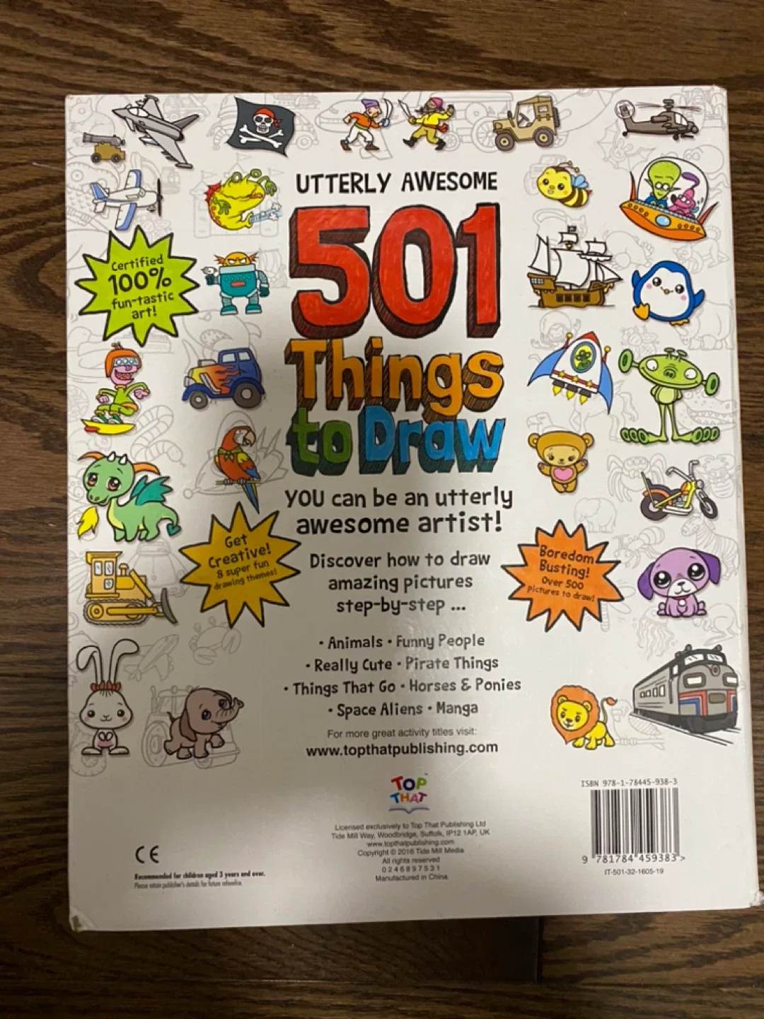 Utterly Awesome 501 Things to Draw Book image indicator(2)