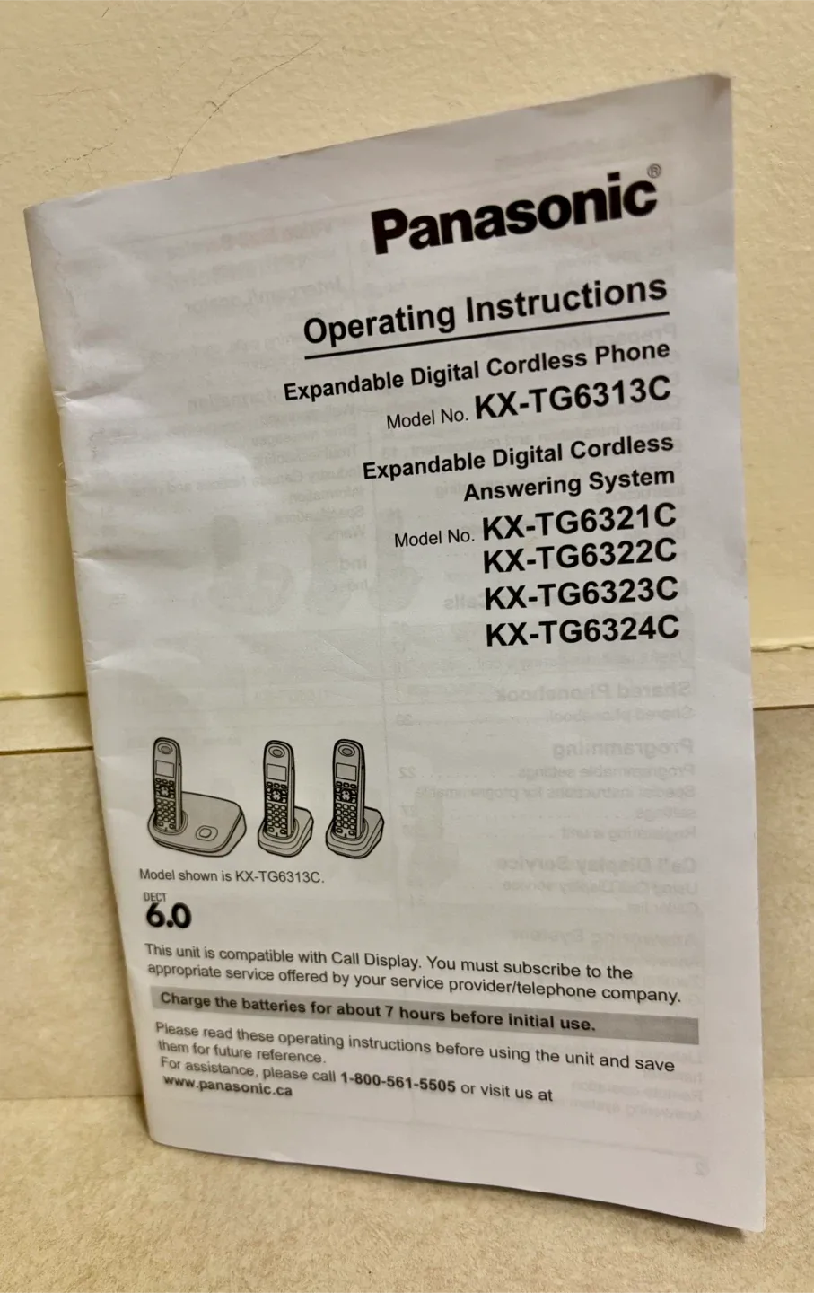 Panasonic Landline Cordless Phone System image indicator(3)