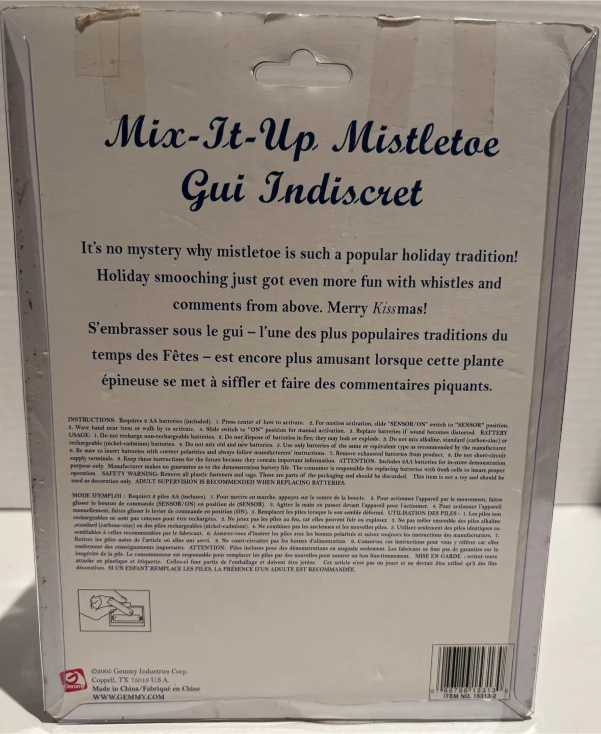 Gemmy Mix-It-Up Mistletoe 2005 image indicator(3)