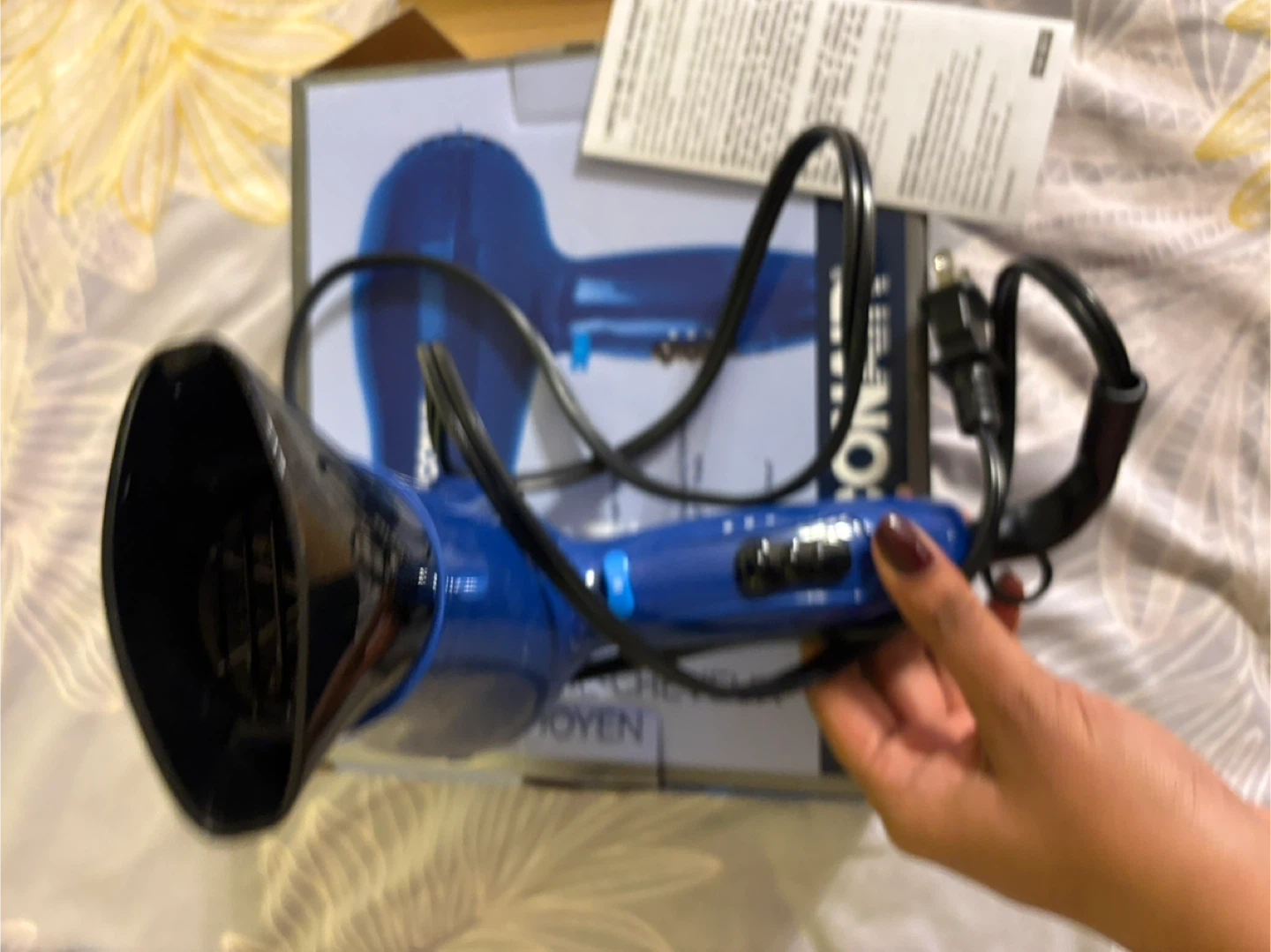 Conair Powerful Mid Size Dryer - Blue - photo 4