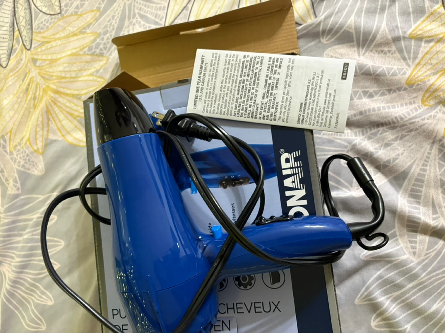 Conair Powerful Mid Size Dryer - Blue - photo 2