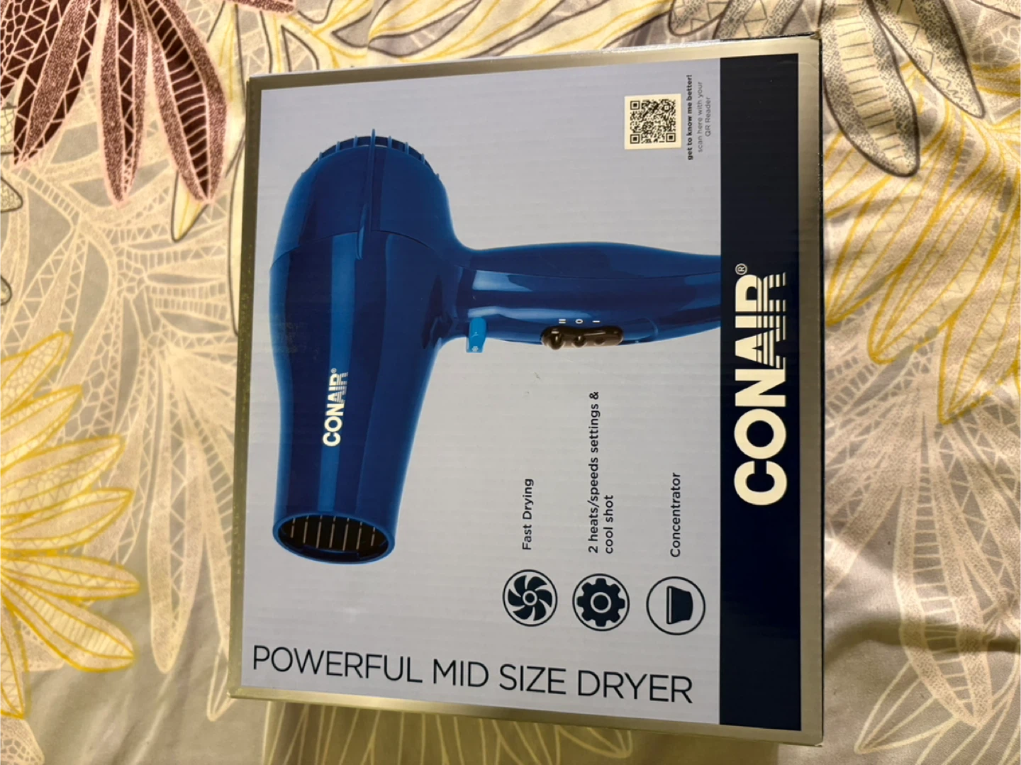 Conair Powerful Mid Size Dryer - Blue
