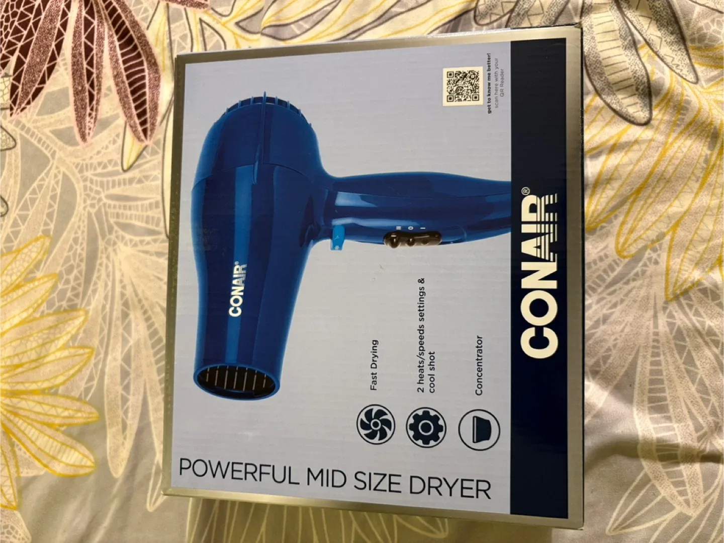 Conair Powerful Mid Size Dryer - Blue thumbnail
