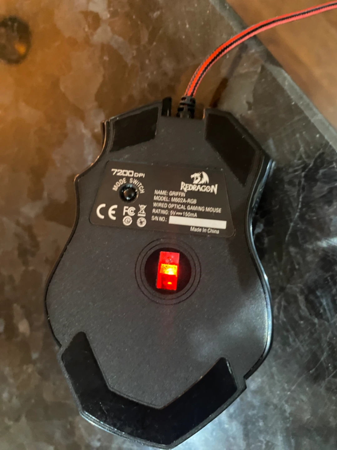 Redragon Griffin M602A-RGB Wired Gaming Mouse - photo 4