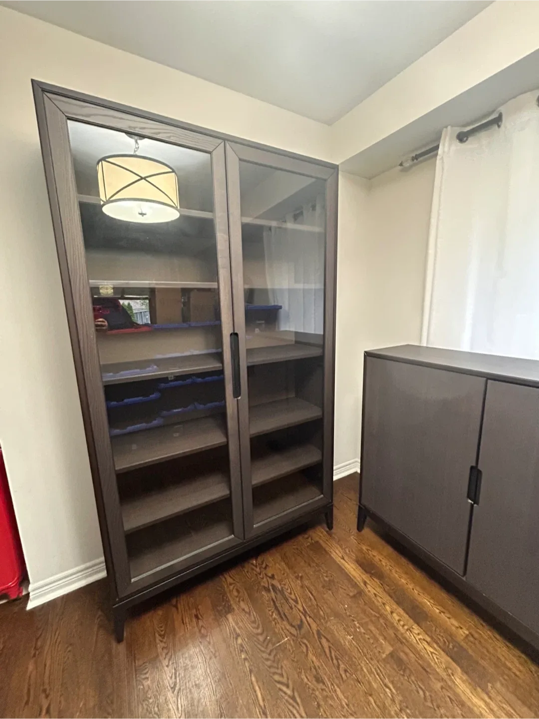 Dark Brown Display Cabinet image indicator(2)