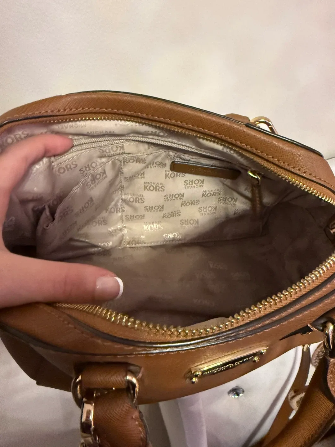 Michael Kors Satchel - Brown image indicator(5)