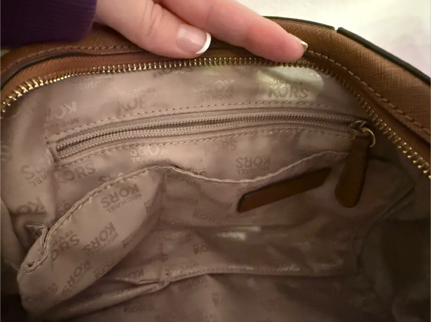 Michael Kors Satchel - Brown image indicator(6)