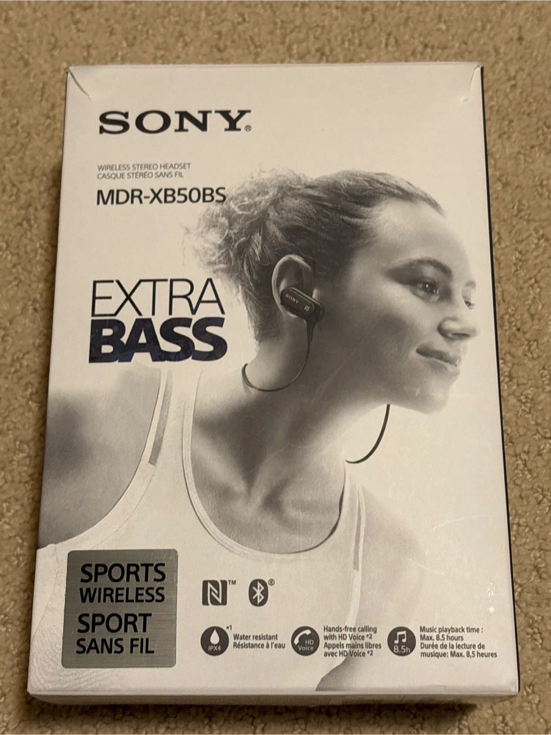 Sony MDR-XB50BS Wireless In-Ear Headphones - Black