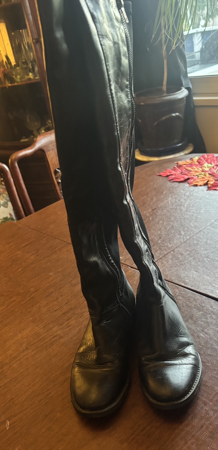 ALDO Black Knee High Boots - Size 38 - photo 4
