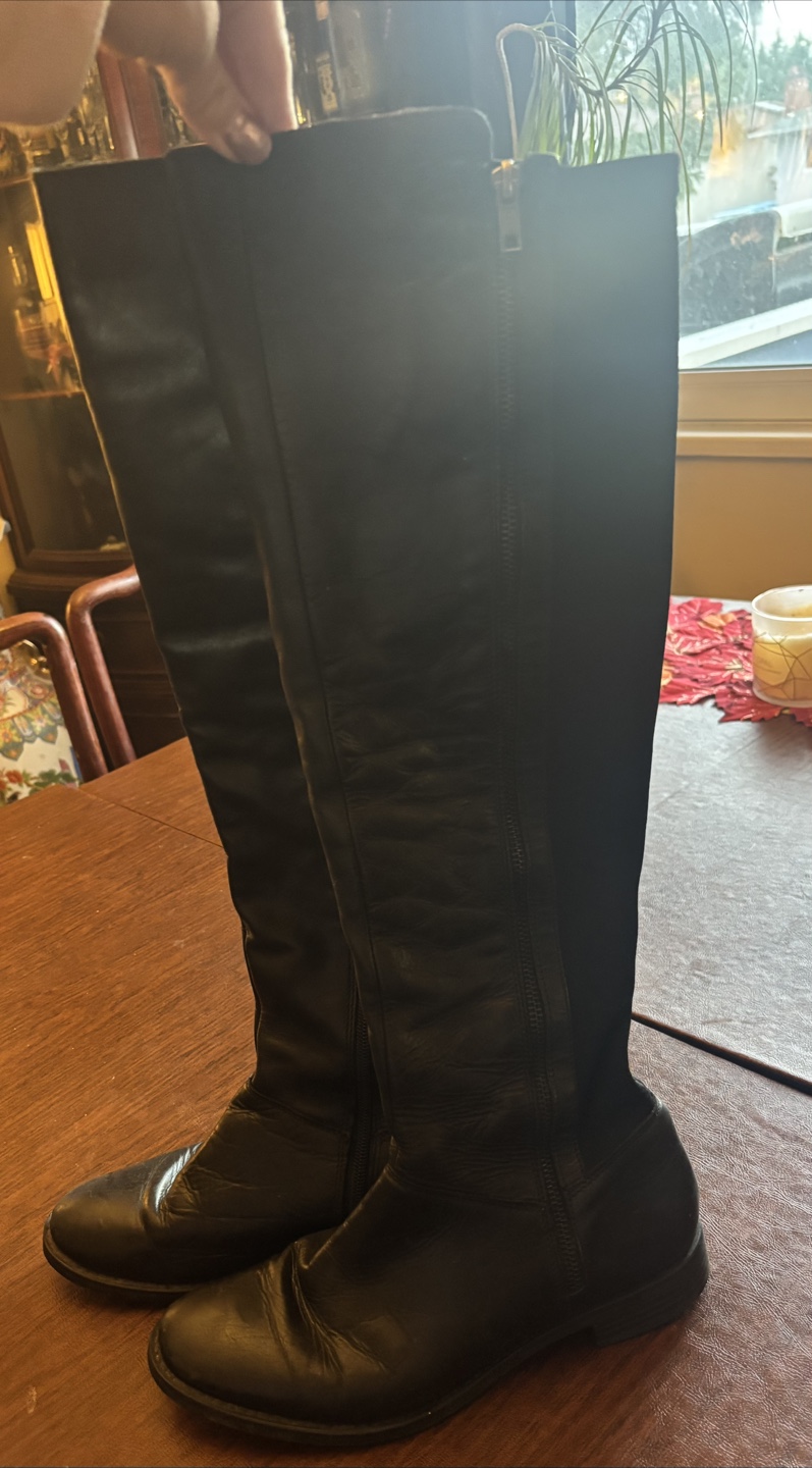 ALDO Black Knee High Boots - Size 38 - photo 3