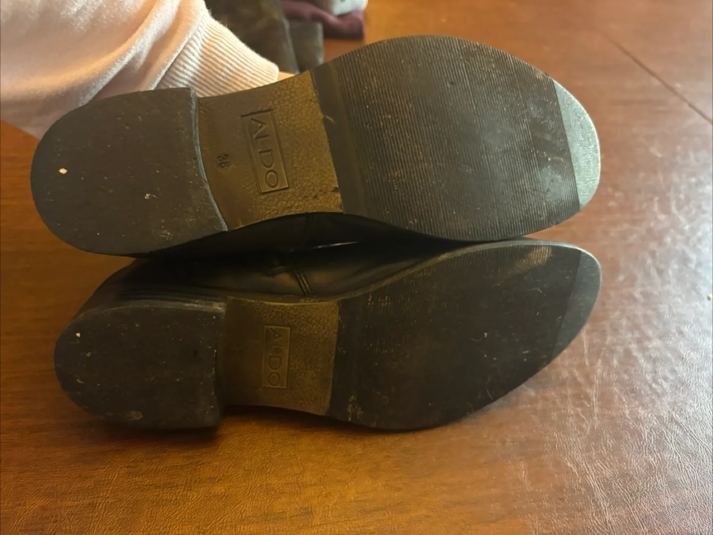 ALDO Black Knee High Boots - Size 38 image indicator(5)