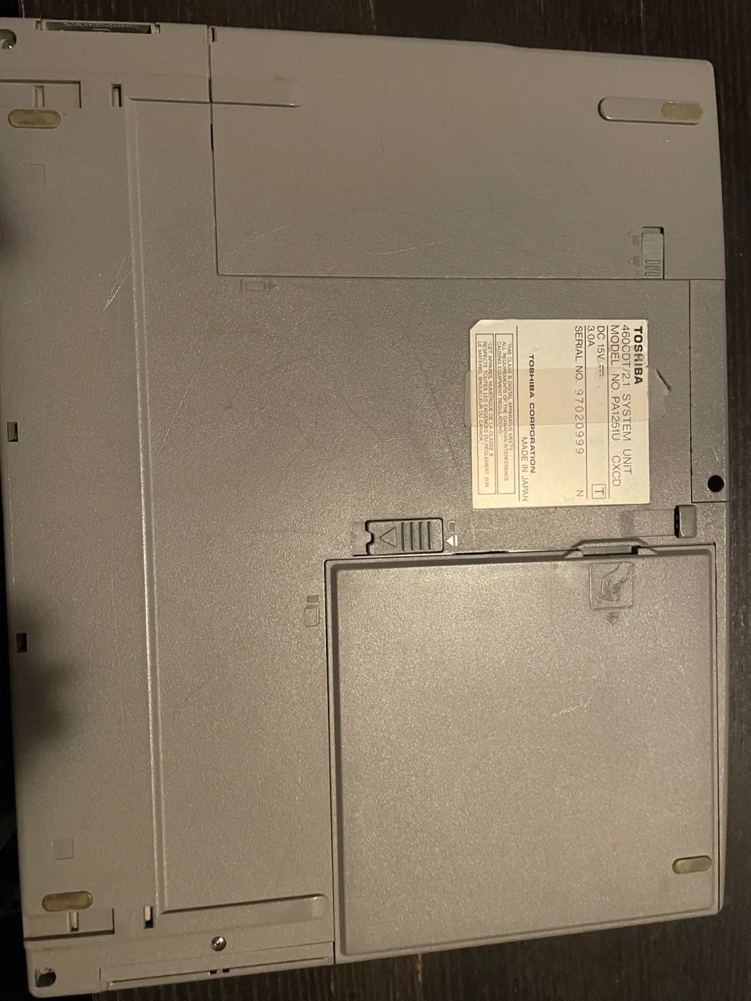 Toshiba Satellite 460CDT Laptop - Vintage! image indicator(5)