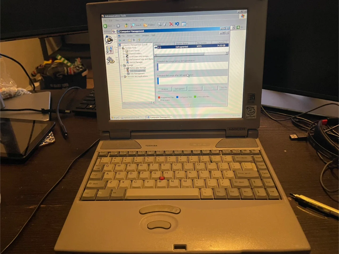 Toshiba Satellite 460CDT Laptop - Vintage! image indicator(7)