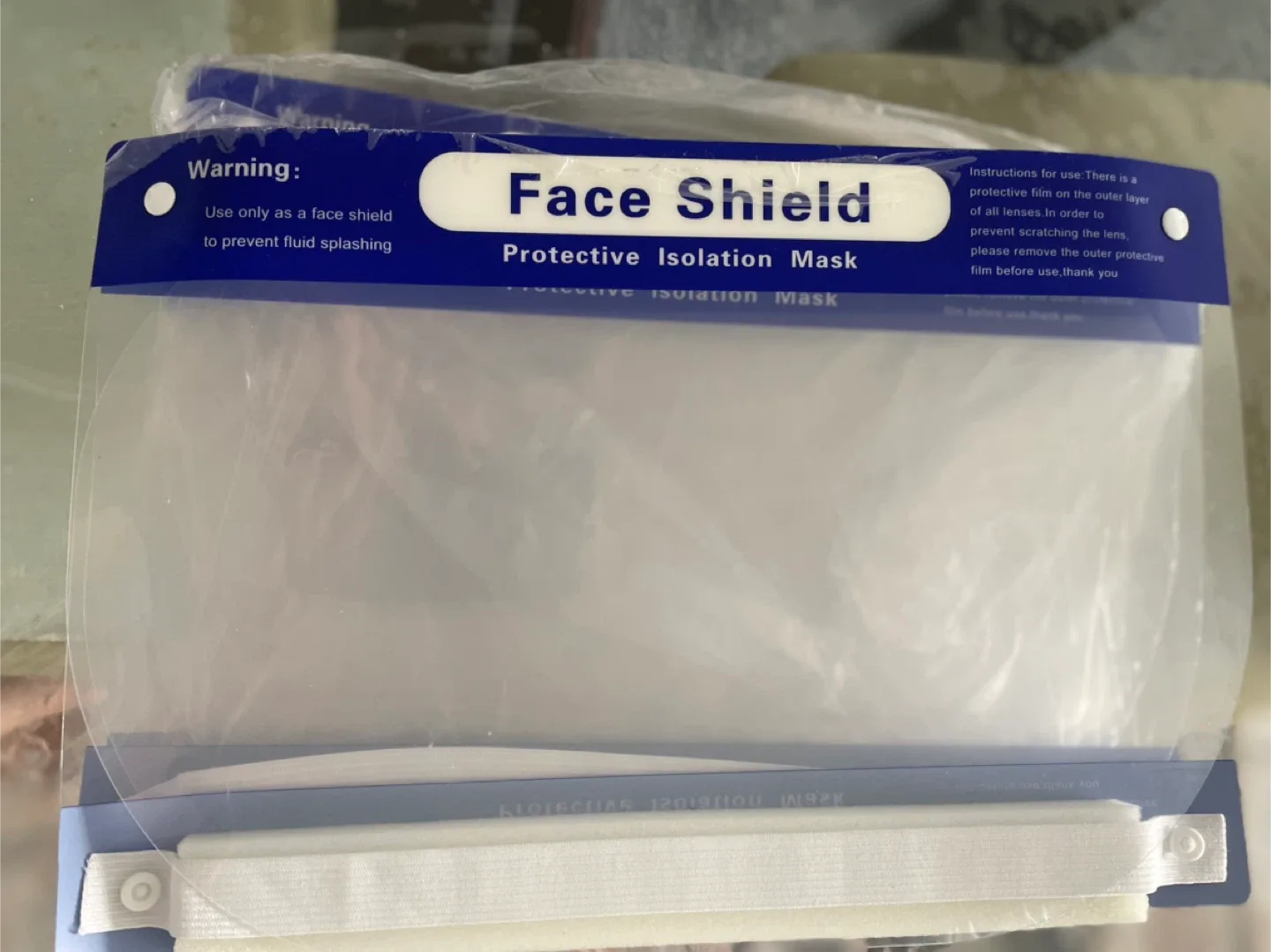 Face Shield - Protective Isolation Mask (8 pieces) thumbnail