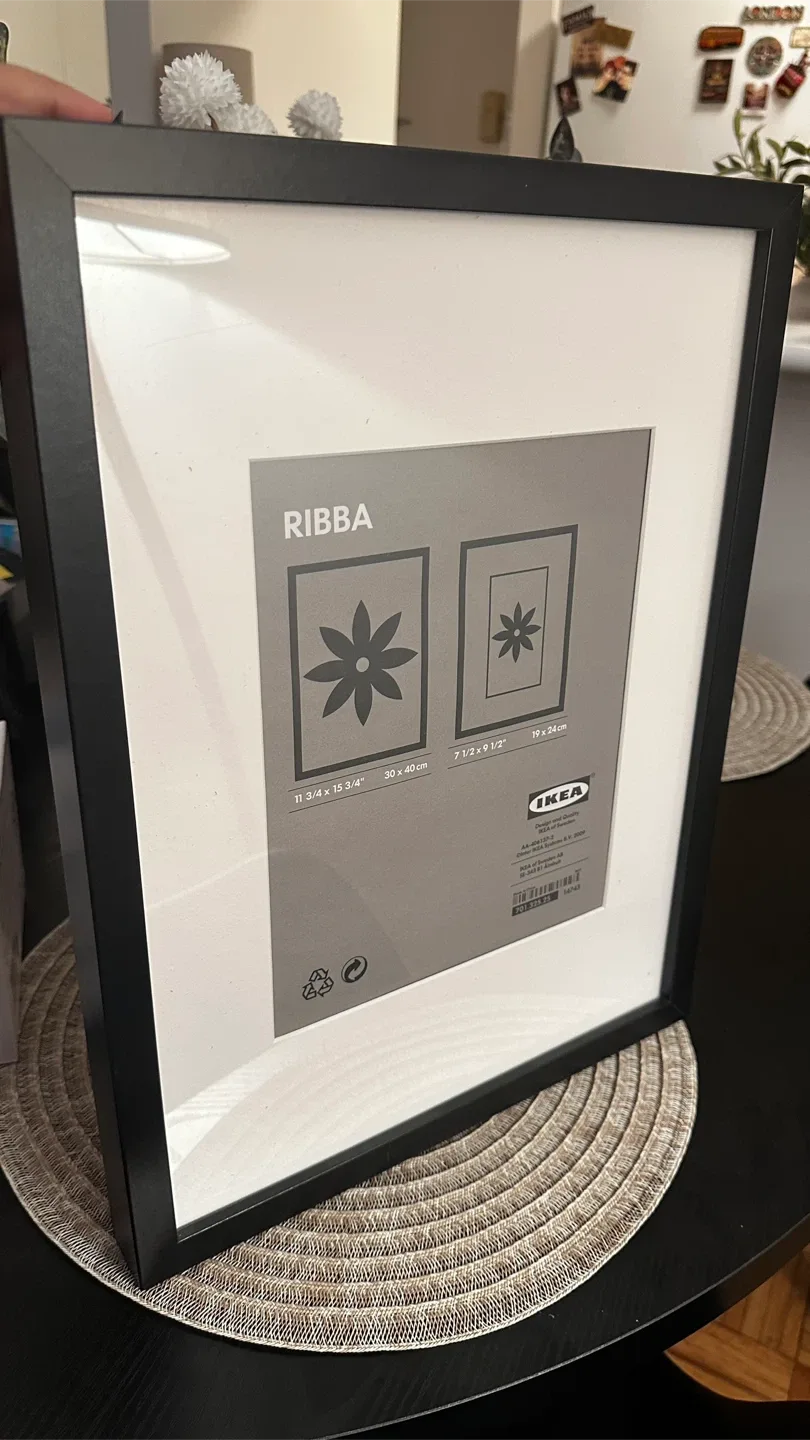 IKEA Ribba Frame - Black - 11 3/4x15 3/4" thumbnail