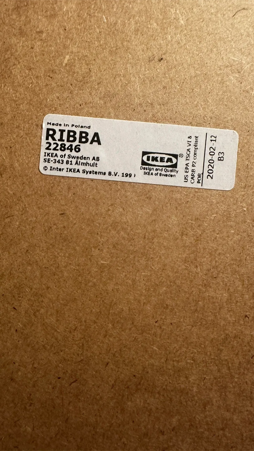 IKEA Ribba Frame - Black - 11 3/4x15 3/4" image indicator(2)