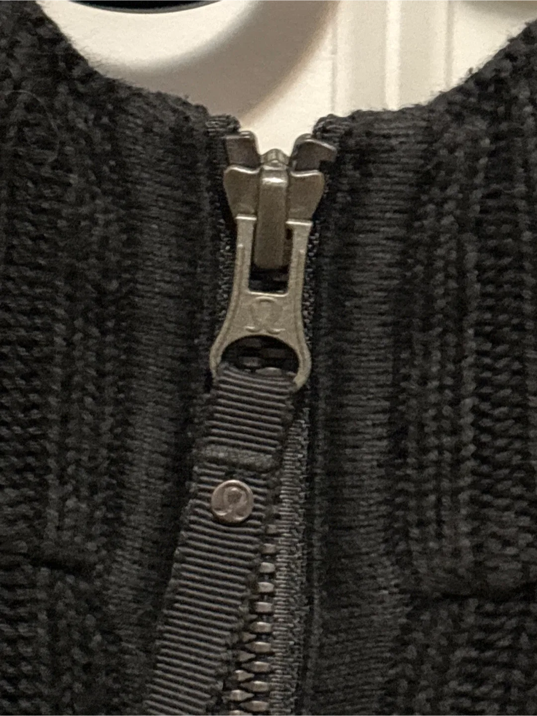 Lululemon Black Knit Zip-Up Hoodie image indicator(5)