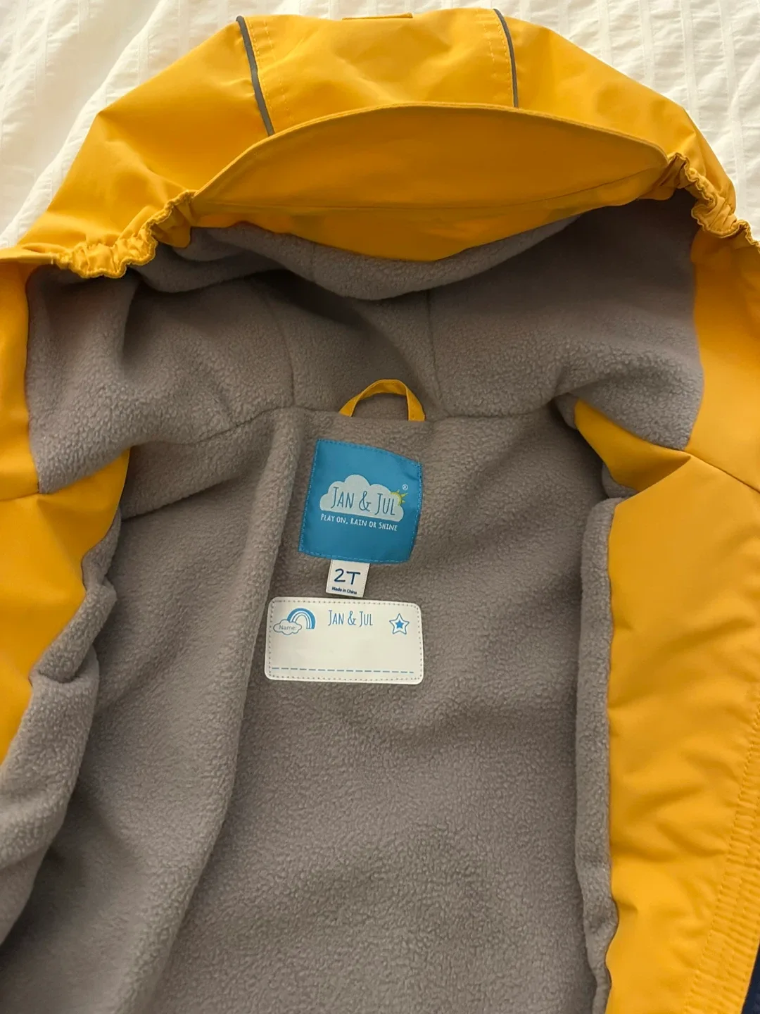 Jan & Jul Yellow Raincoat - Size 2T image indicator(2)