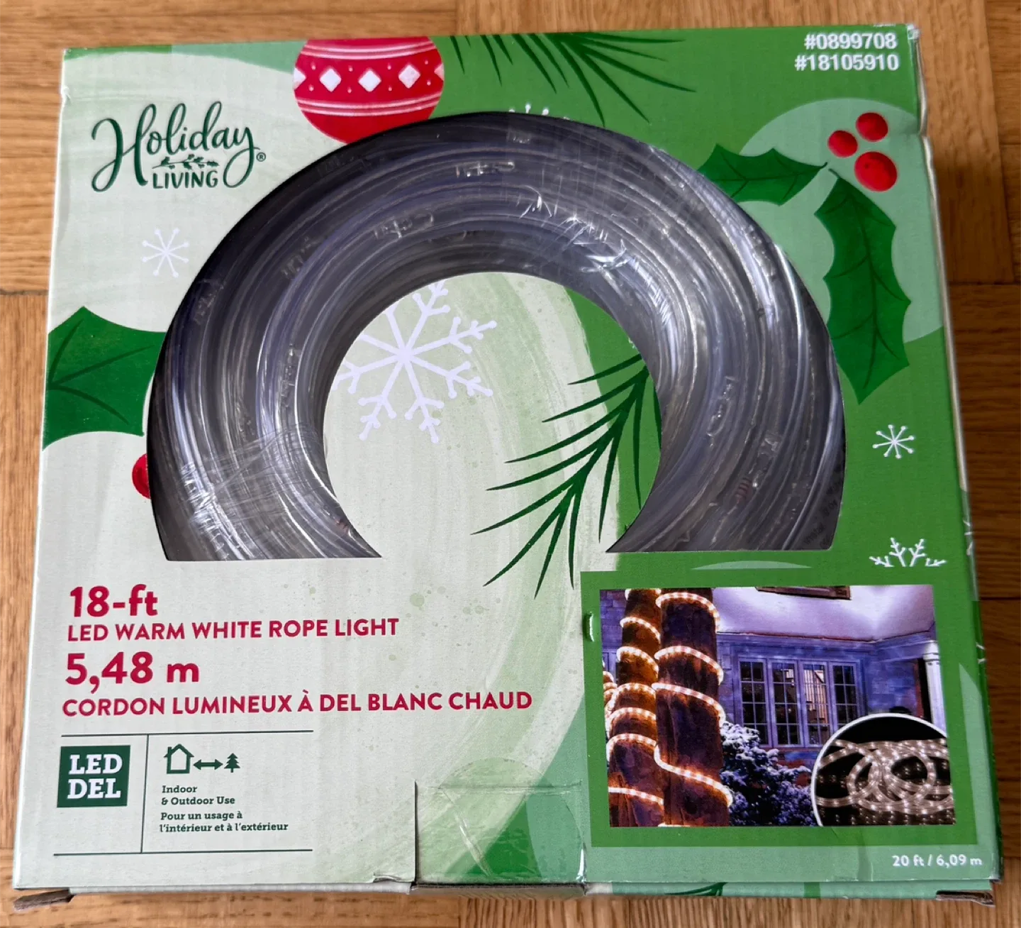 Holiday Living 18-ft LED Warm White Rope Light🥕 thumbnail