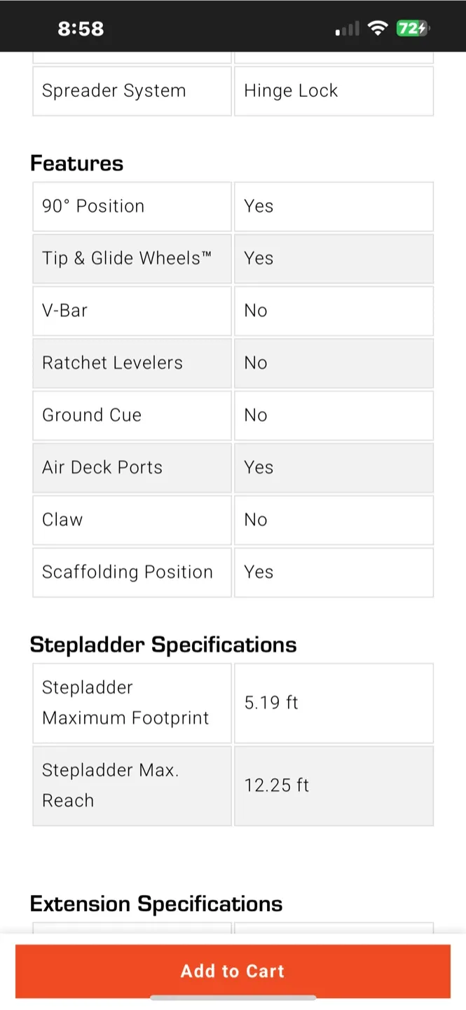 Little Giant MegaLite Ladder 17 ft image indicator(3)