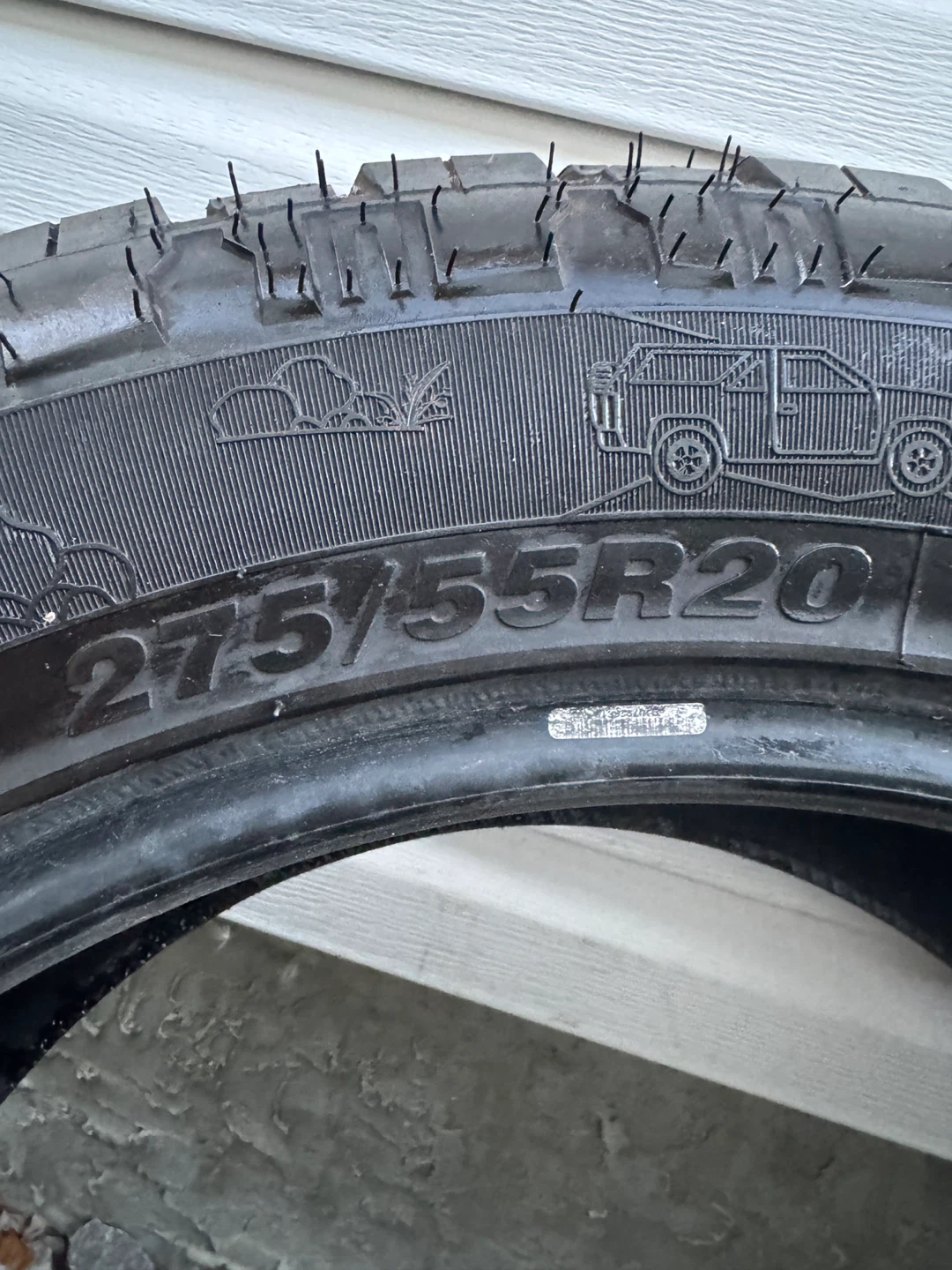 275/55r20 radar renegade at5 two winter tires - photo 5