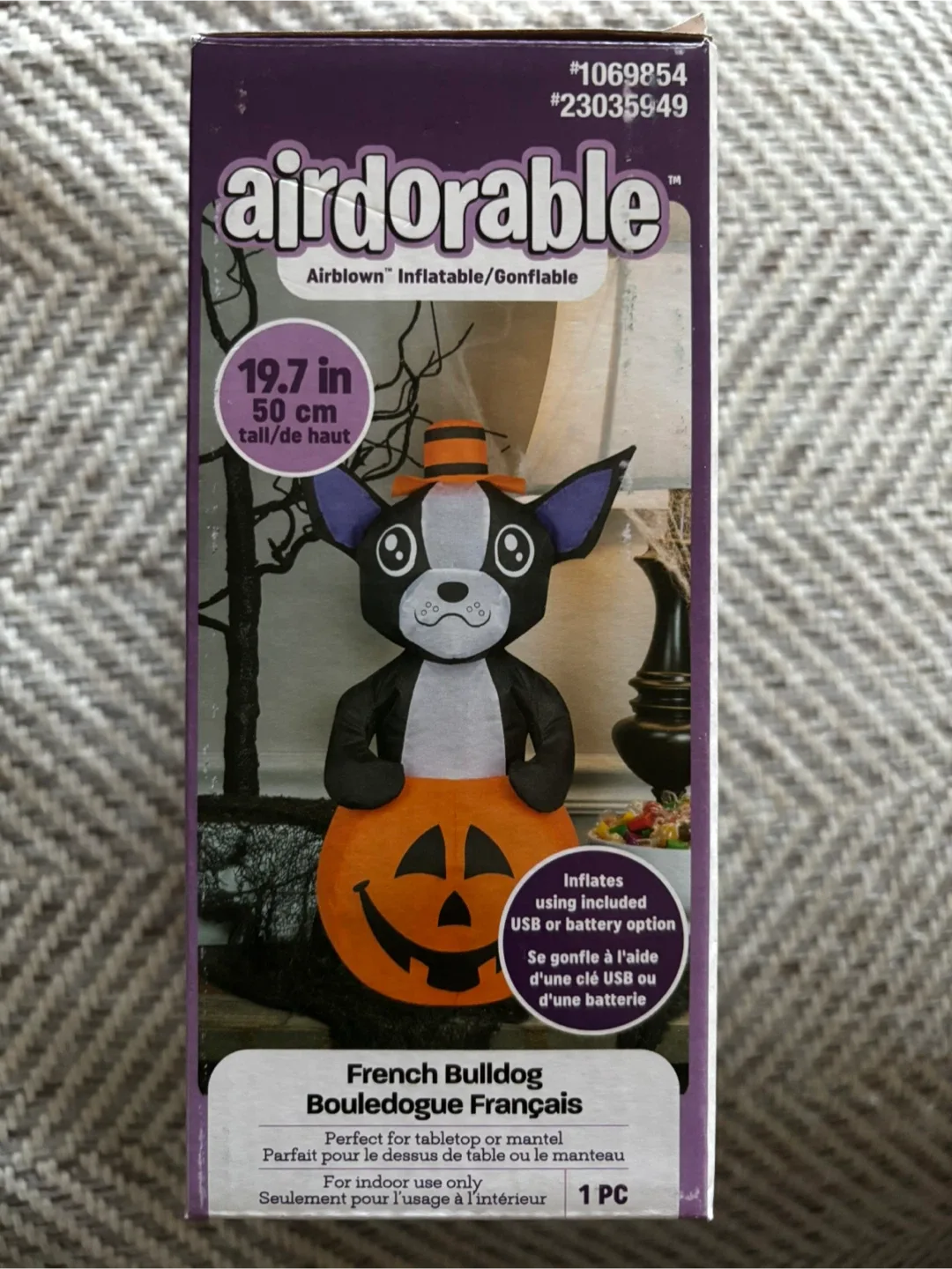 Airdorable French Bulldog Inflatable - New in Box 🥕