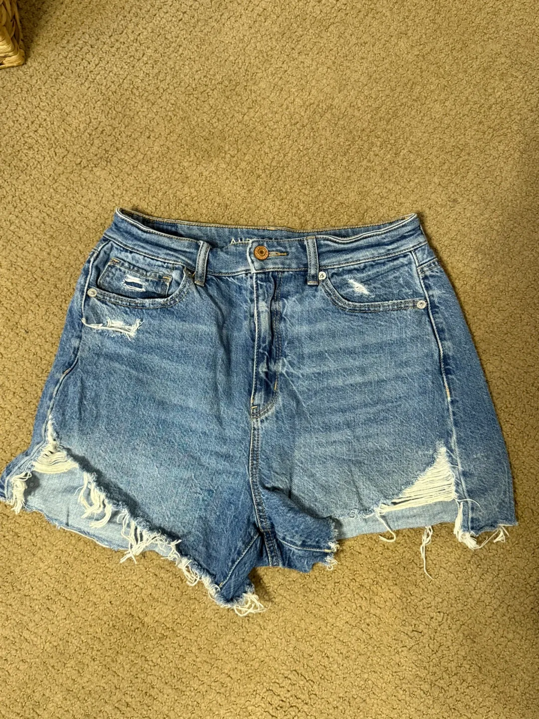American Eagle Distressed Denim Shorts thumbnail
