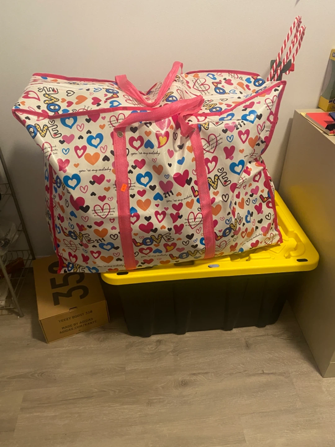 One tote and a bag