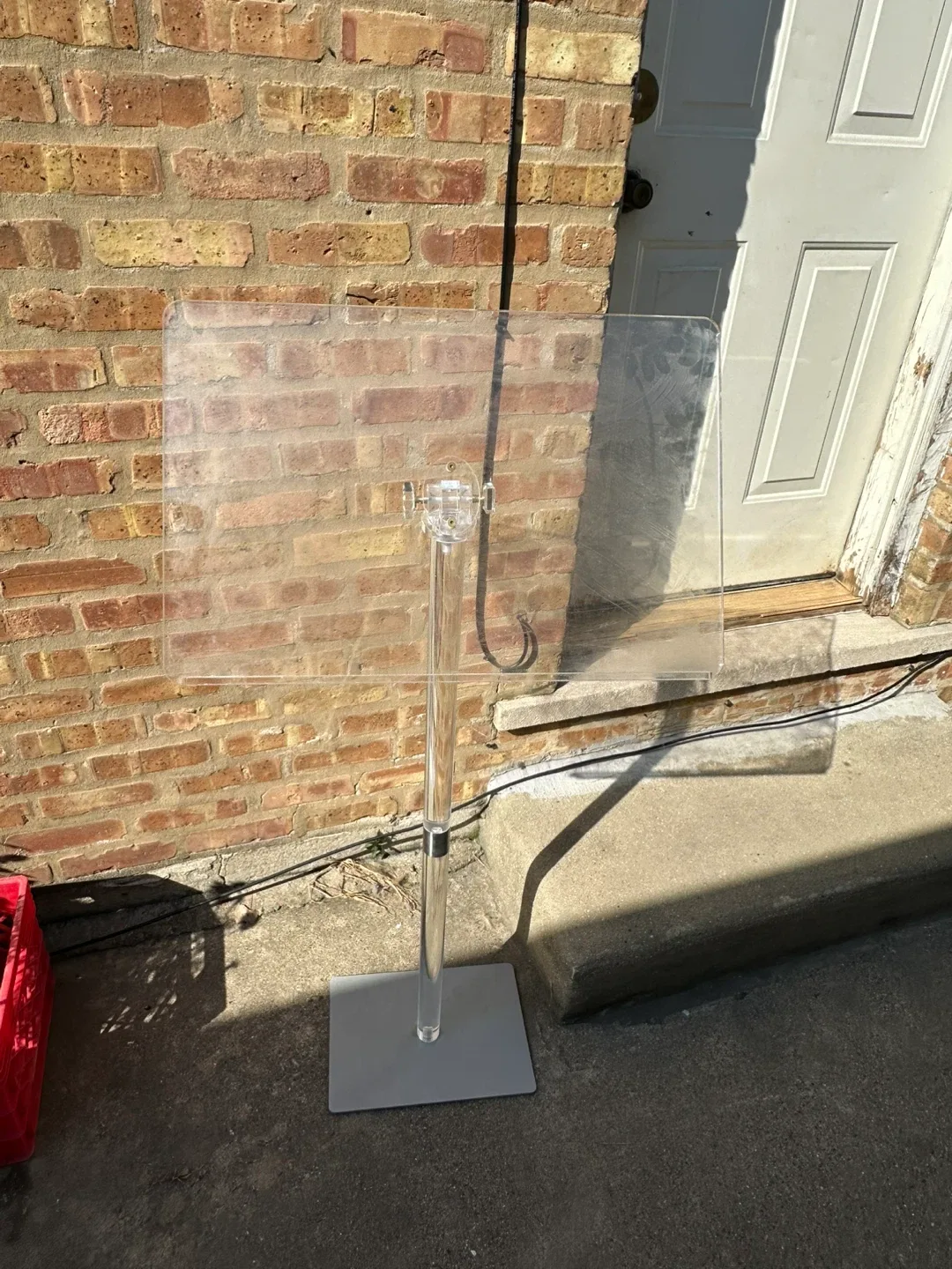 Clear Acrylic Podium - 48" Tall thumbnail