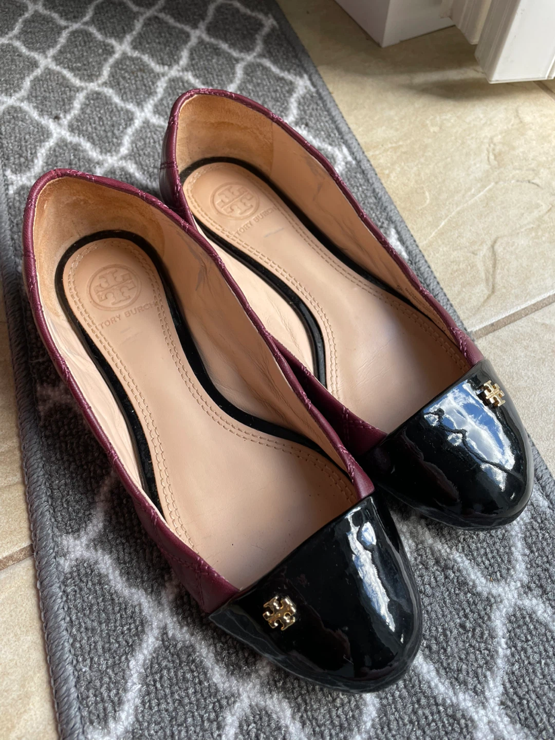 Tory Burch Quilted Leather Ballet Flats - Size 6 - photo 2