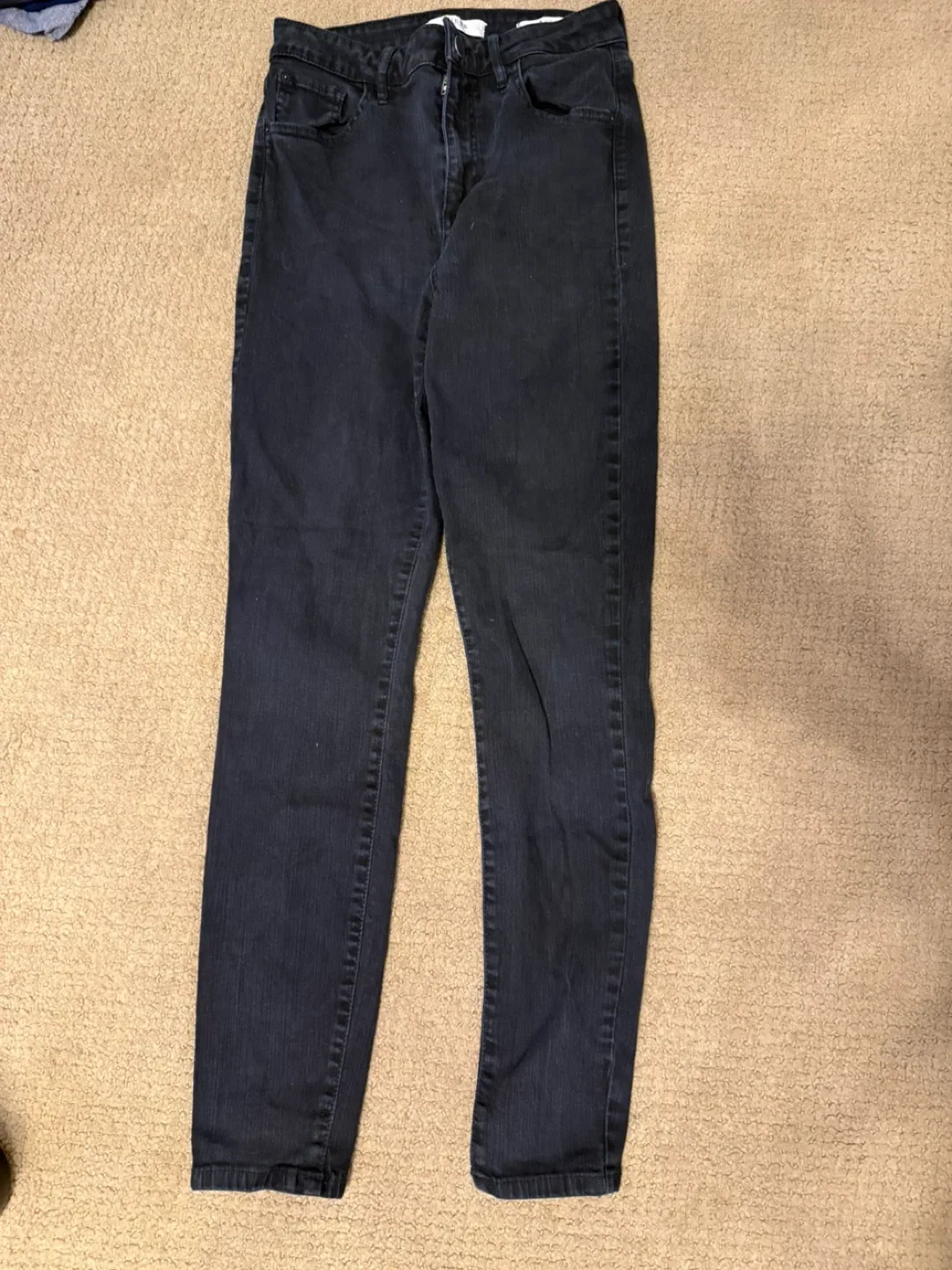 Guess Super High-Rise Black Jeans thumbnail