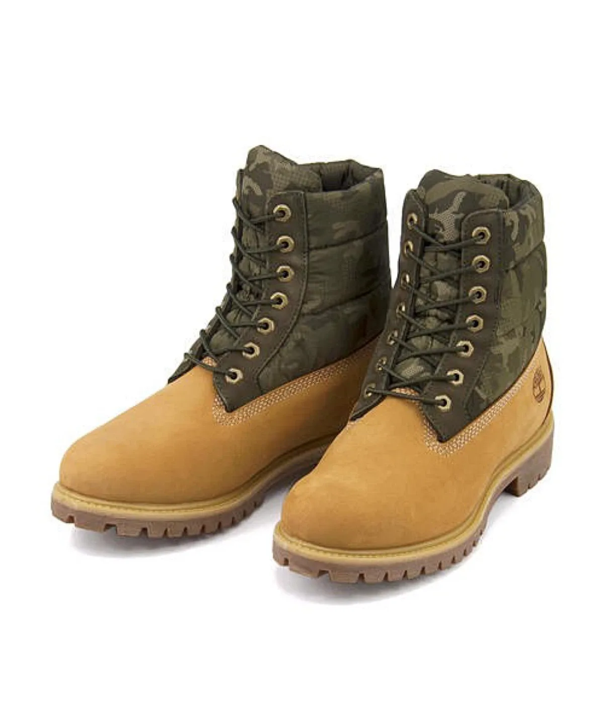 Timberland Padded Collar Boots - Camo, Size 10.5,12,13 image indicator(2)