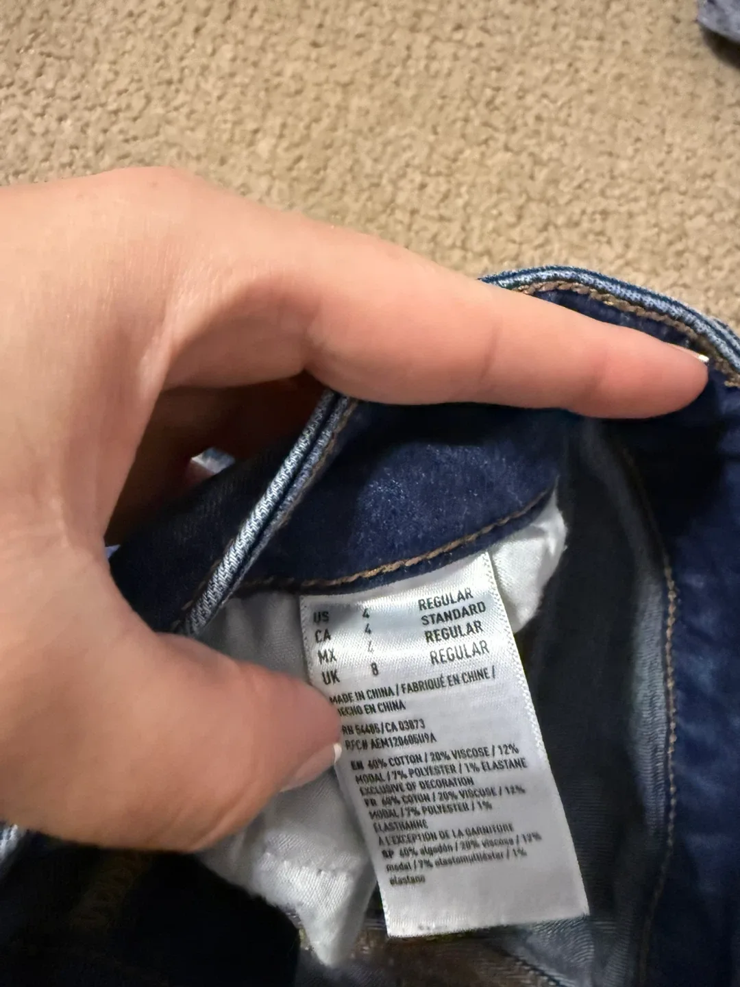 American Eagle Super Stretch X Ripped Jeans image indicator(4)